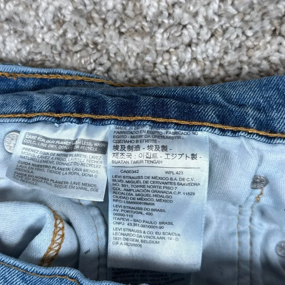 Levis 550 Jeans Mens 34x34 Blue Relaxed Fit Cotton Stretch Classic Dad Aesthetic